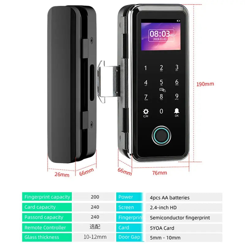 Smart Fingerprint Door Lock - Stone Elite Collections