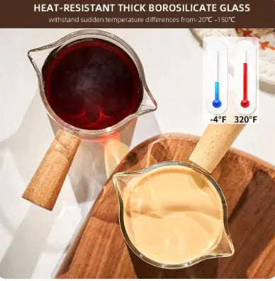 Heat-Resistant Glass Espresso Measuring Cup - Stone Elite Collections