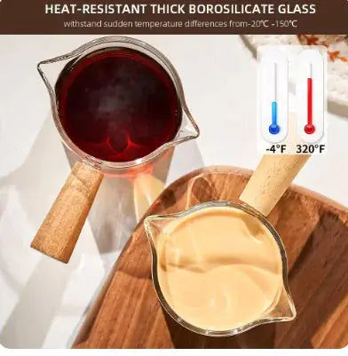 Heat-Resistant Glass Espresso Measuring Cup - Stone Elite Collections