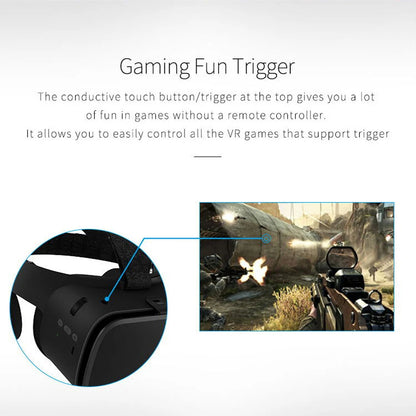 Foldable Bluetooth Virtual Reality Glasses