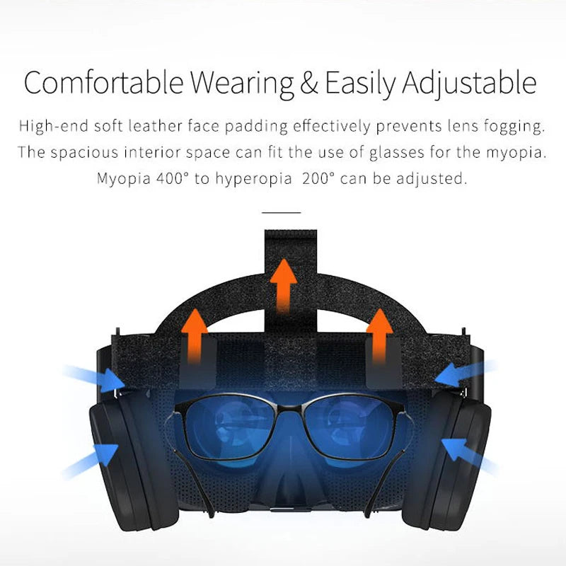 Foldable Bluetooth Virtual Reality Glasses