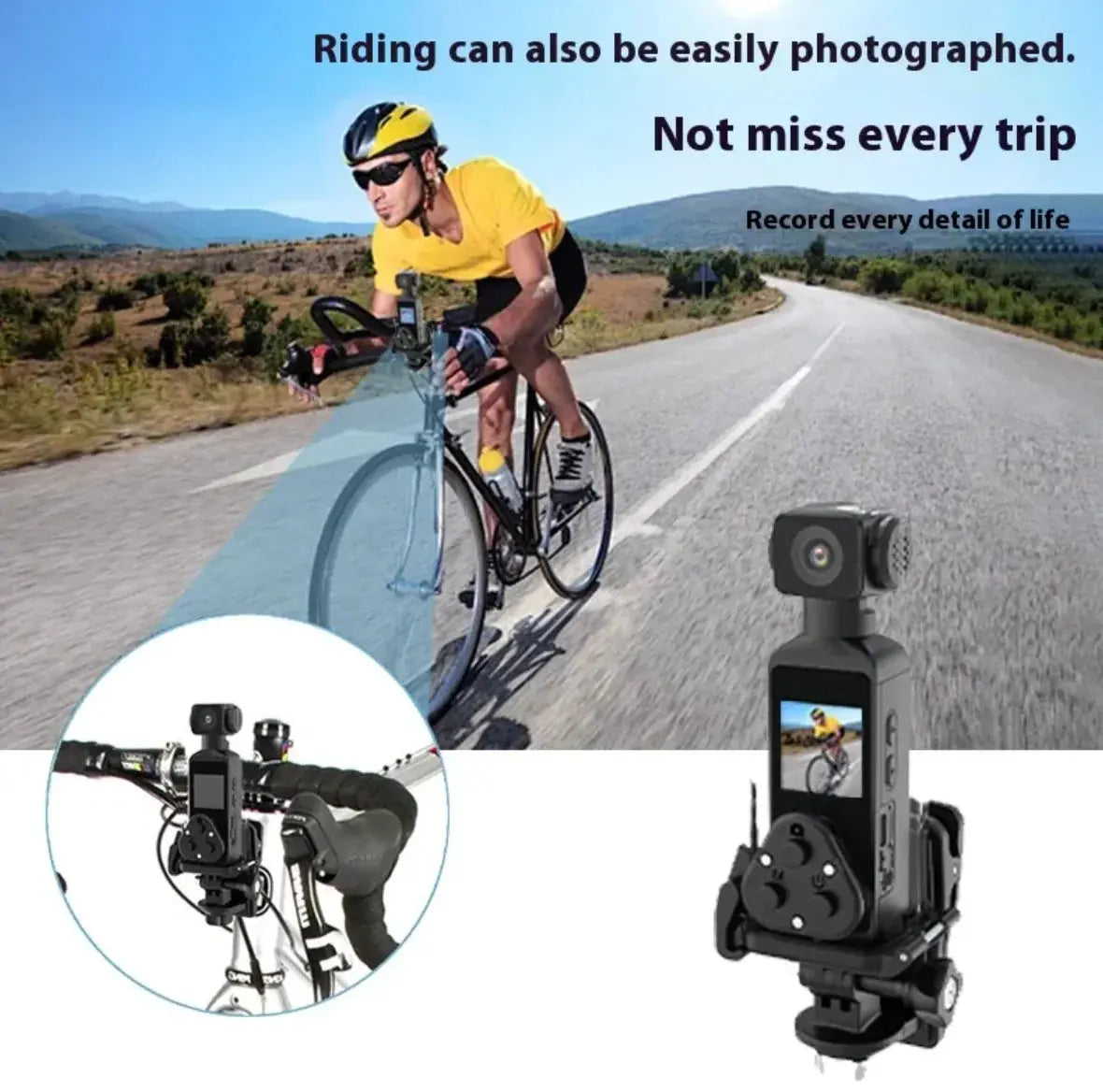 4K HD Mini Sports Camera – Anti-Shake & Compact Design - Stone Elite Collections