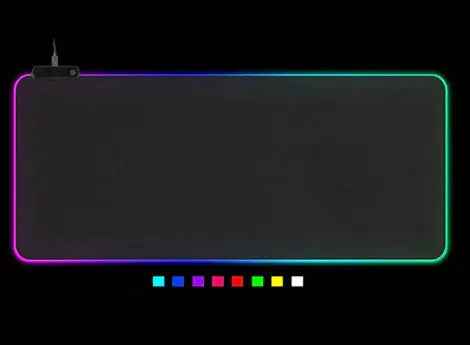 LED RGB Luminous Mouse Pad - Stone Elite Collections