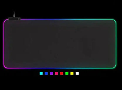 LED RGB Luminous Mouse Pad - Stone Elite Collections