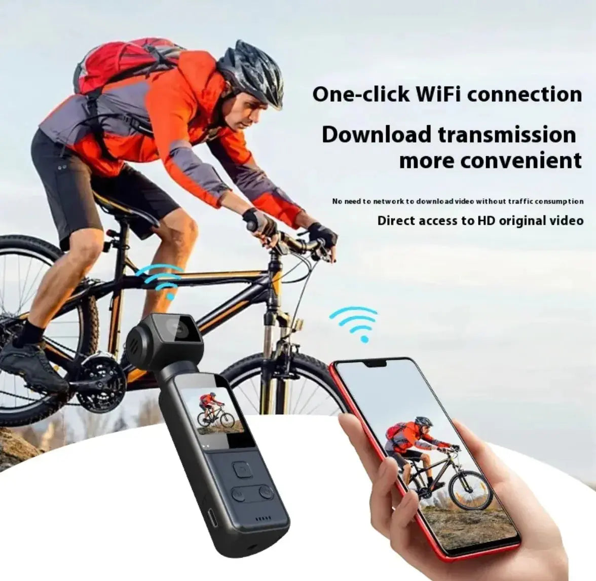 4K HD Mini Sports Camera – Anti-Shake & Compact Design - Stone Elite Collections