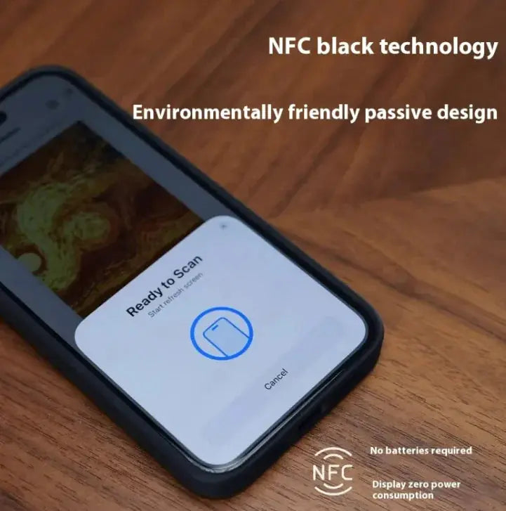 NFC Projection Screen Four-color E-ink Screen Phone Case - Stone Elite Collections