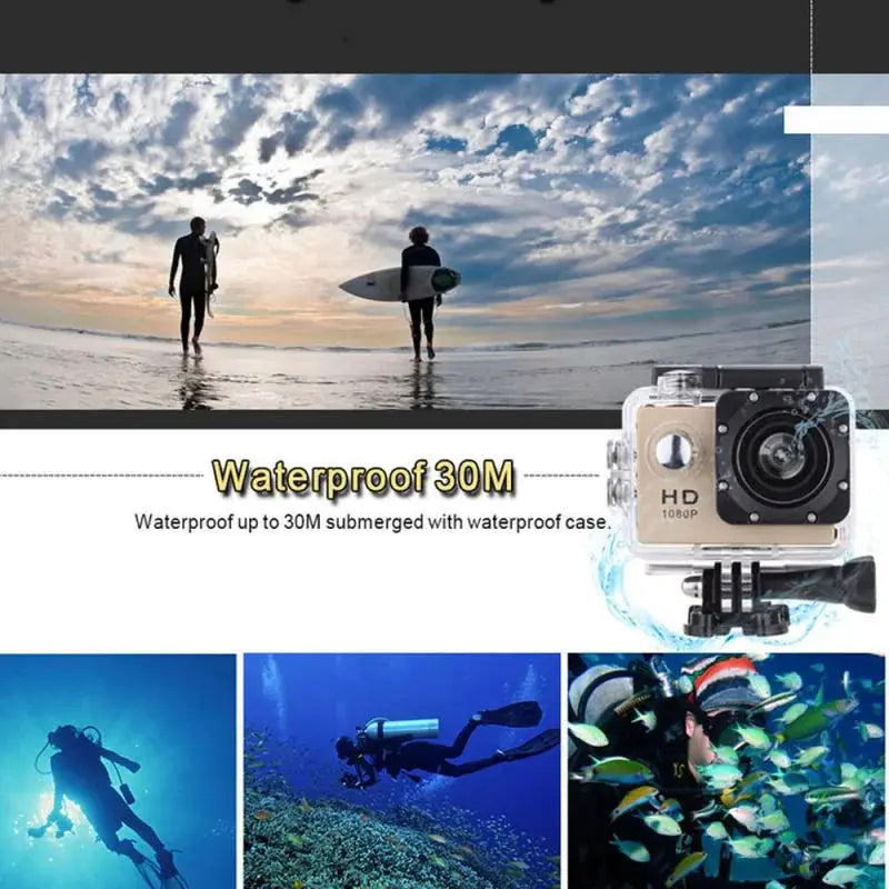 1080P Waterproof Action Sports Camera - Stone Elite Collections